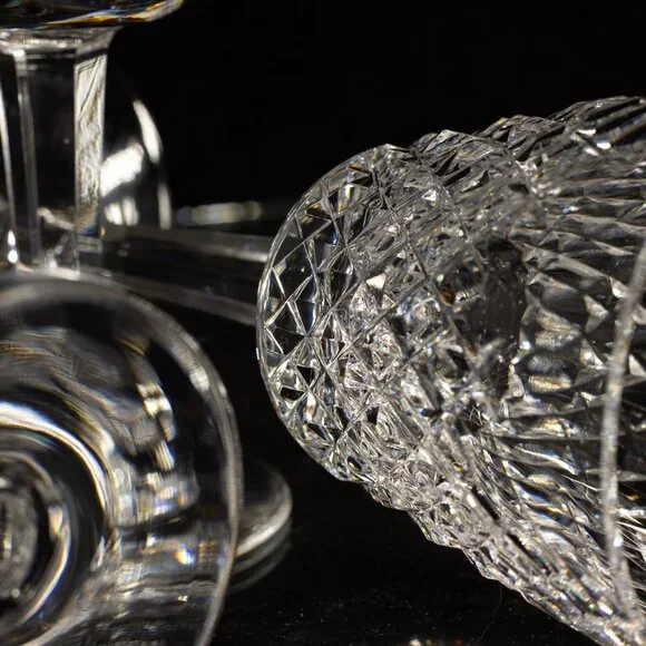 Waterford Crystal Alana Claret Wine Stem Glasses 5 7/8" ~ Set Of 4 - Picture 5 of 14